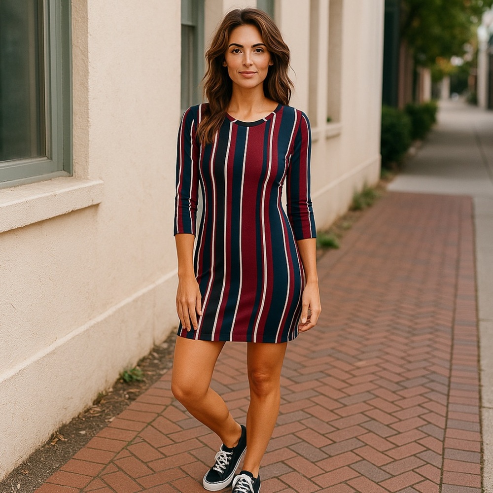 Ultra Flirt, 3/4 Sleeve Dress
